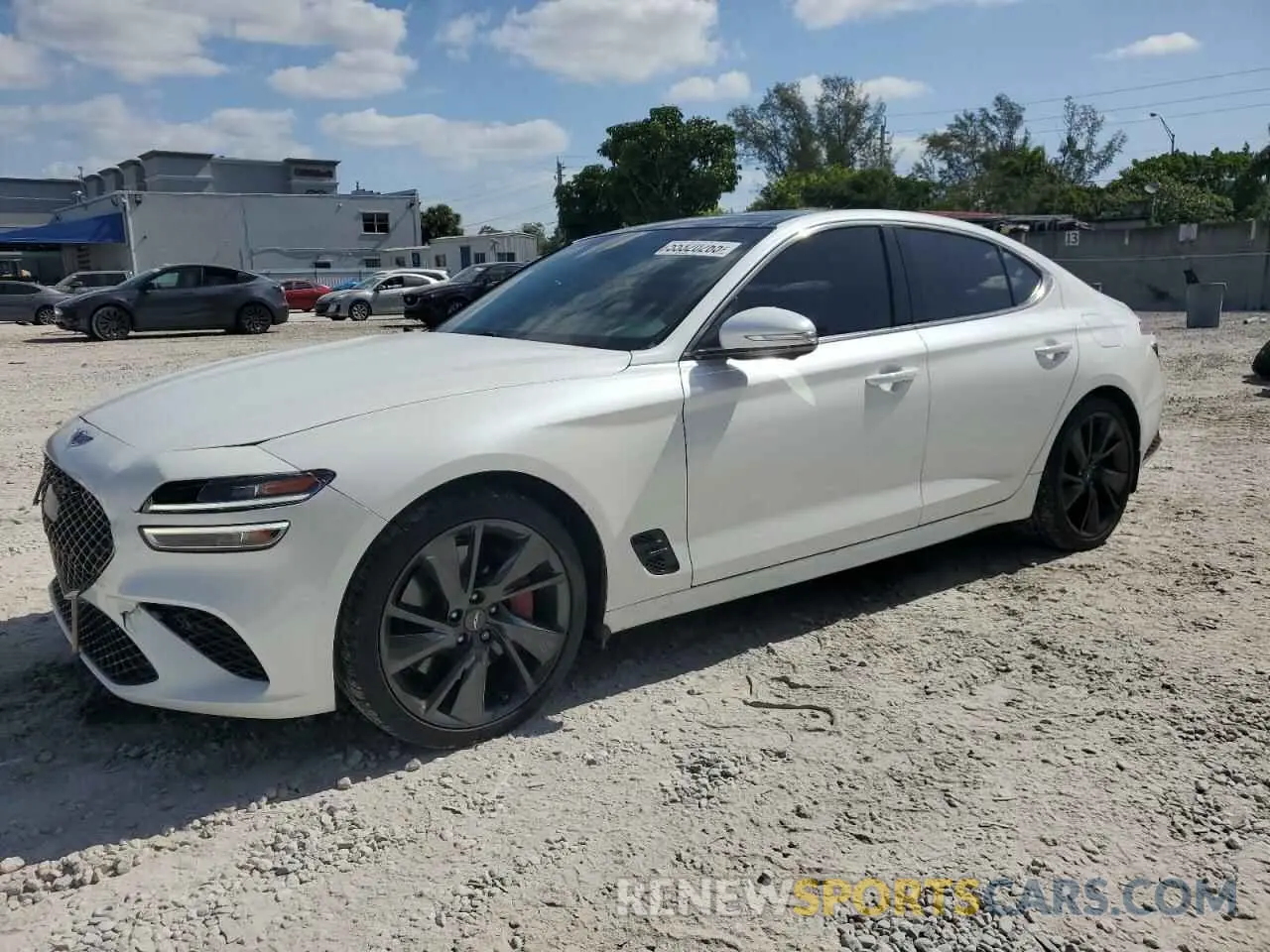 1 Фотография поврежденного автомобиля KMTG54TE5NU094117 GENESIS G70 BASE 2022