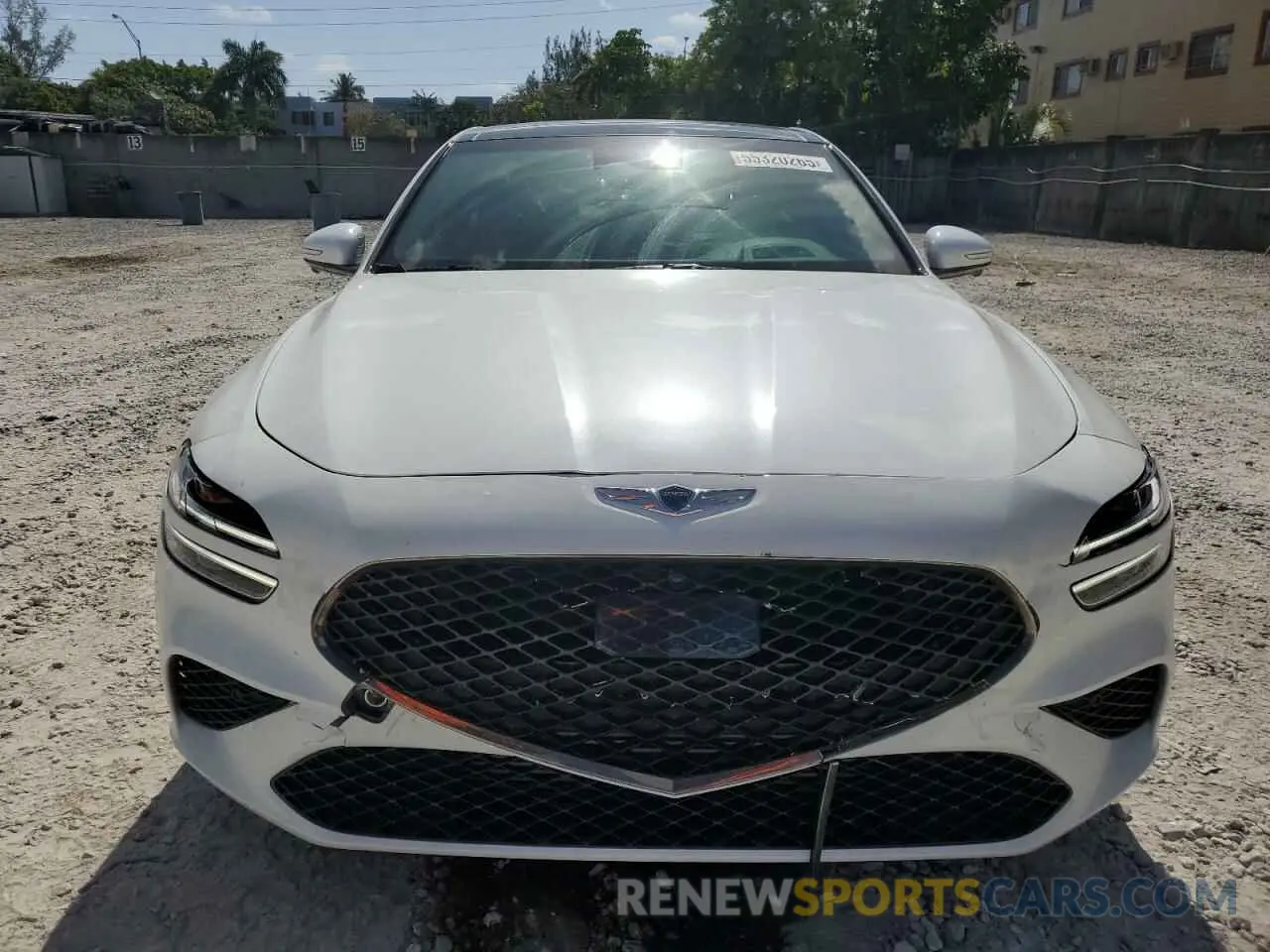 5 Фотография поврежденного автомобиля KMTG54TE5NU094117 GENESIS G70 BASE 2022
