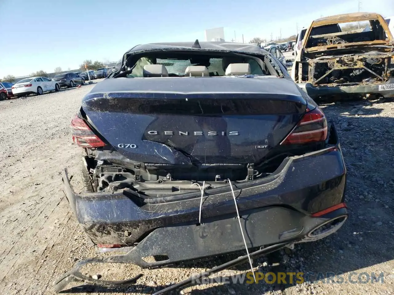 6 Photograph of a damaged car KMTG54TE7NU082003 GENESIS G70 BASE 2022
