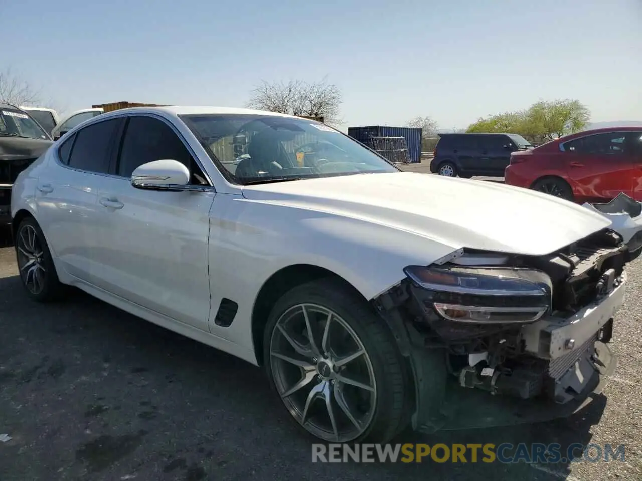 4 Photograph of a damaged car KMTG54TE7NU088173 GENESIS G70 BASE 2022