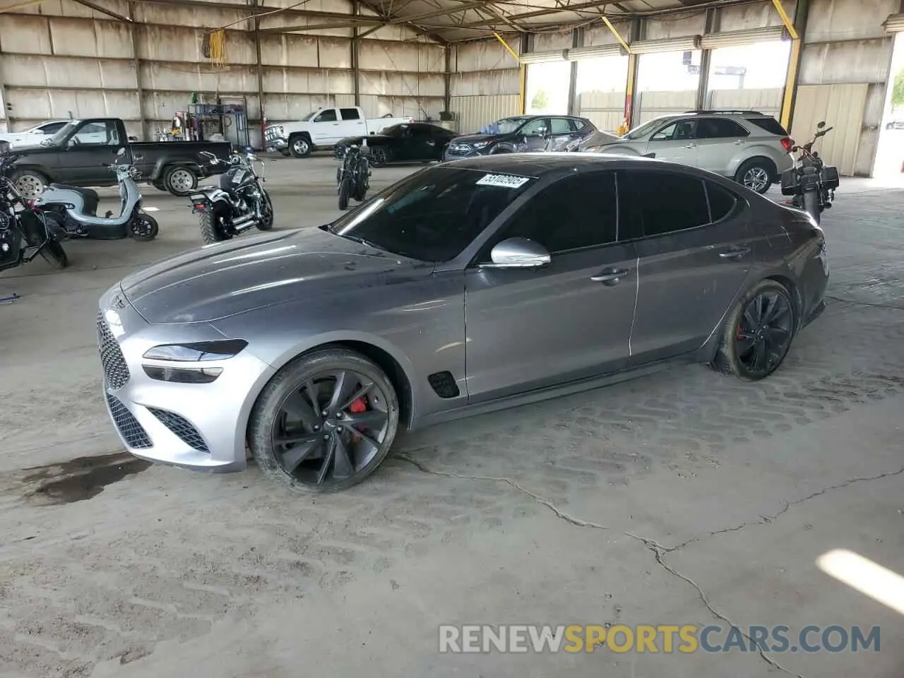 1 Фотография поврежденного автомобиля KMTG54TE8NU090398 GENESIS G70 BASE 2022