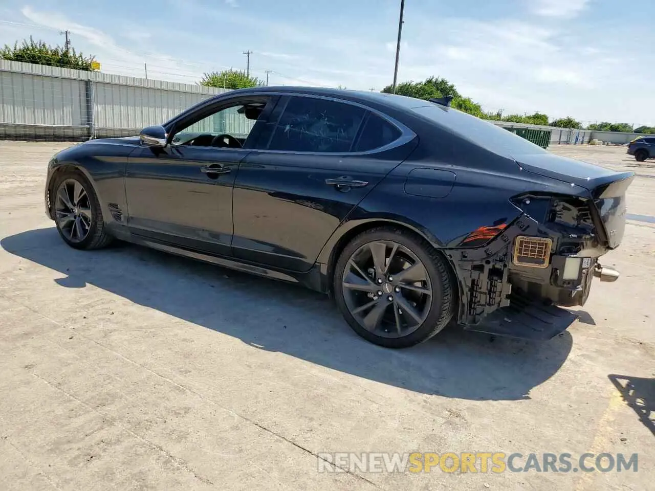 2 Photograph of a damaged car KMTG34TA1PU114966 GENESIS G70 BASE 2023