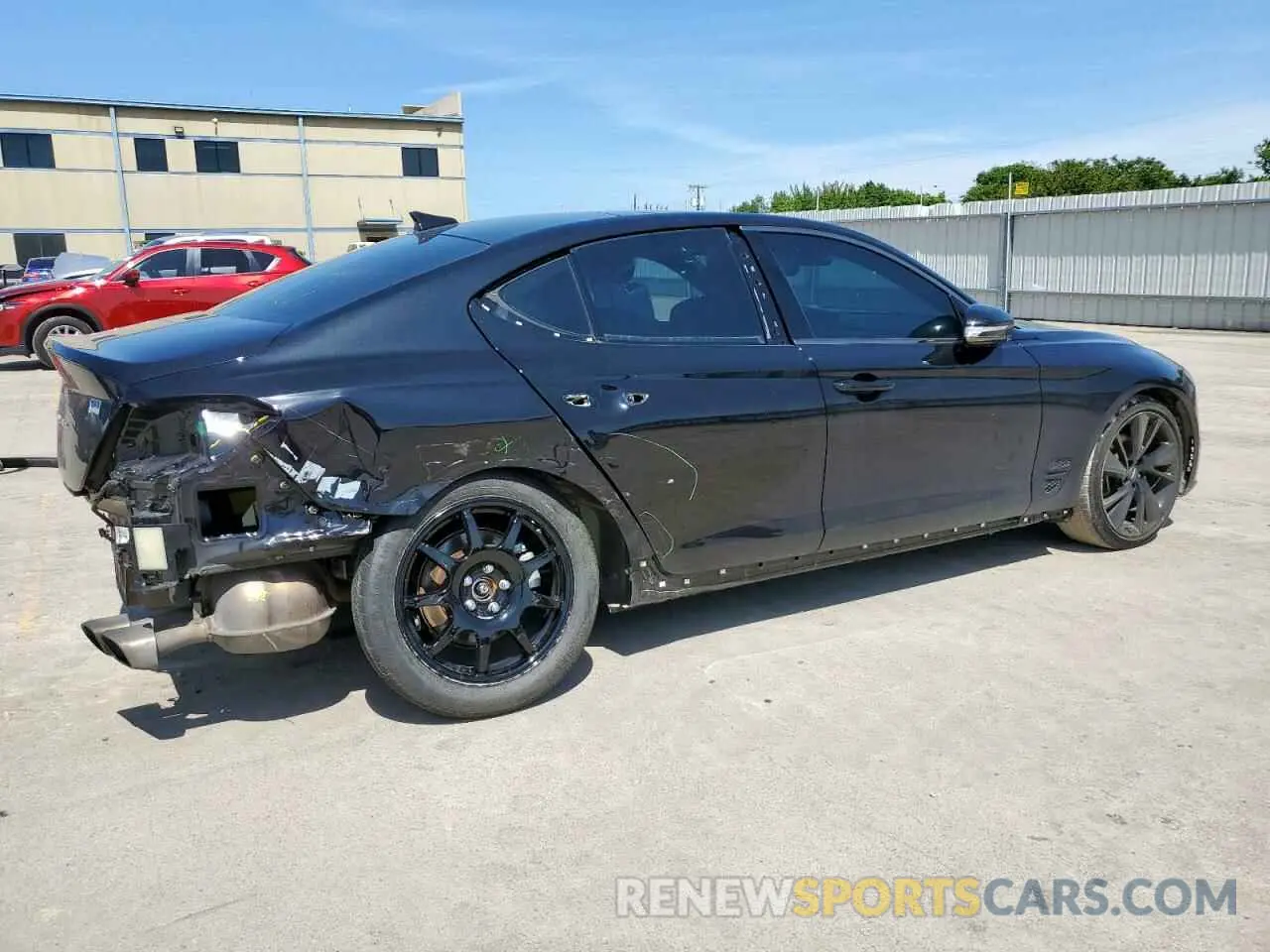 3 Photograph of a damaged car KMTG34TA1PU114966 GENESIS G70 BASE 2023