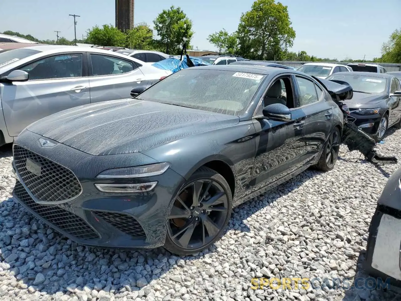 1 Фотография поврежденного автомобиля KMTG34TA1PU124302 GENESIS G70 BASE 2023