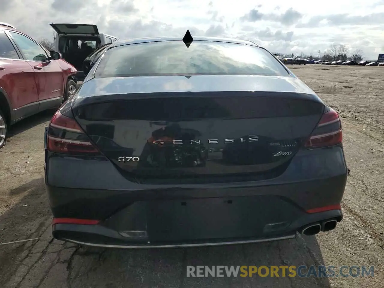 6 Photograph of a damaged car KMTG34TA4PU111219 GENESIS G70 BASE 2023