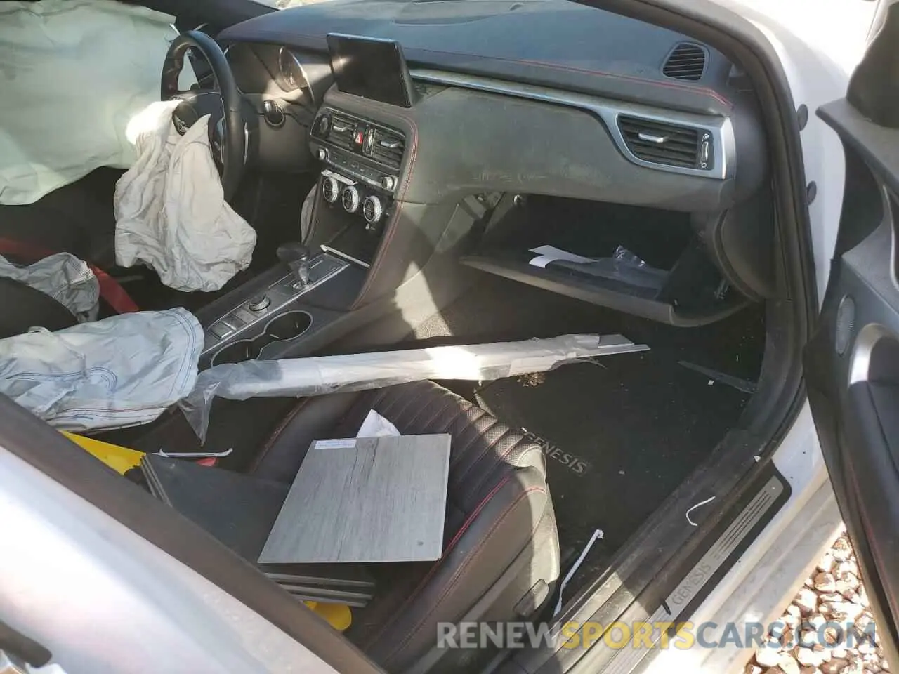 8 Photograph of a damaged car KMTG34TA8PU106895 GENESIS G70 BASE 2023