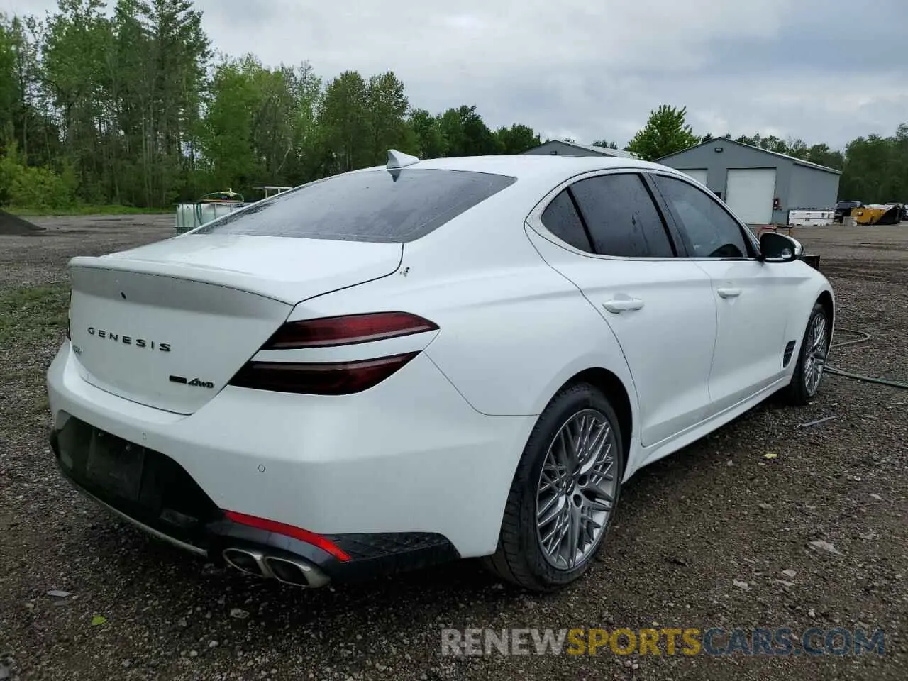 3 Фотография поврежденного автомобиля KMTG34TA8PU124927 GENESIS G70 BASE 2023