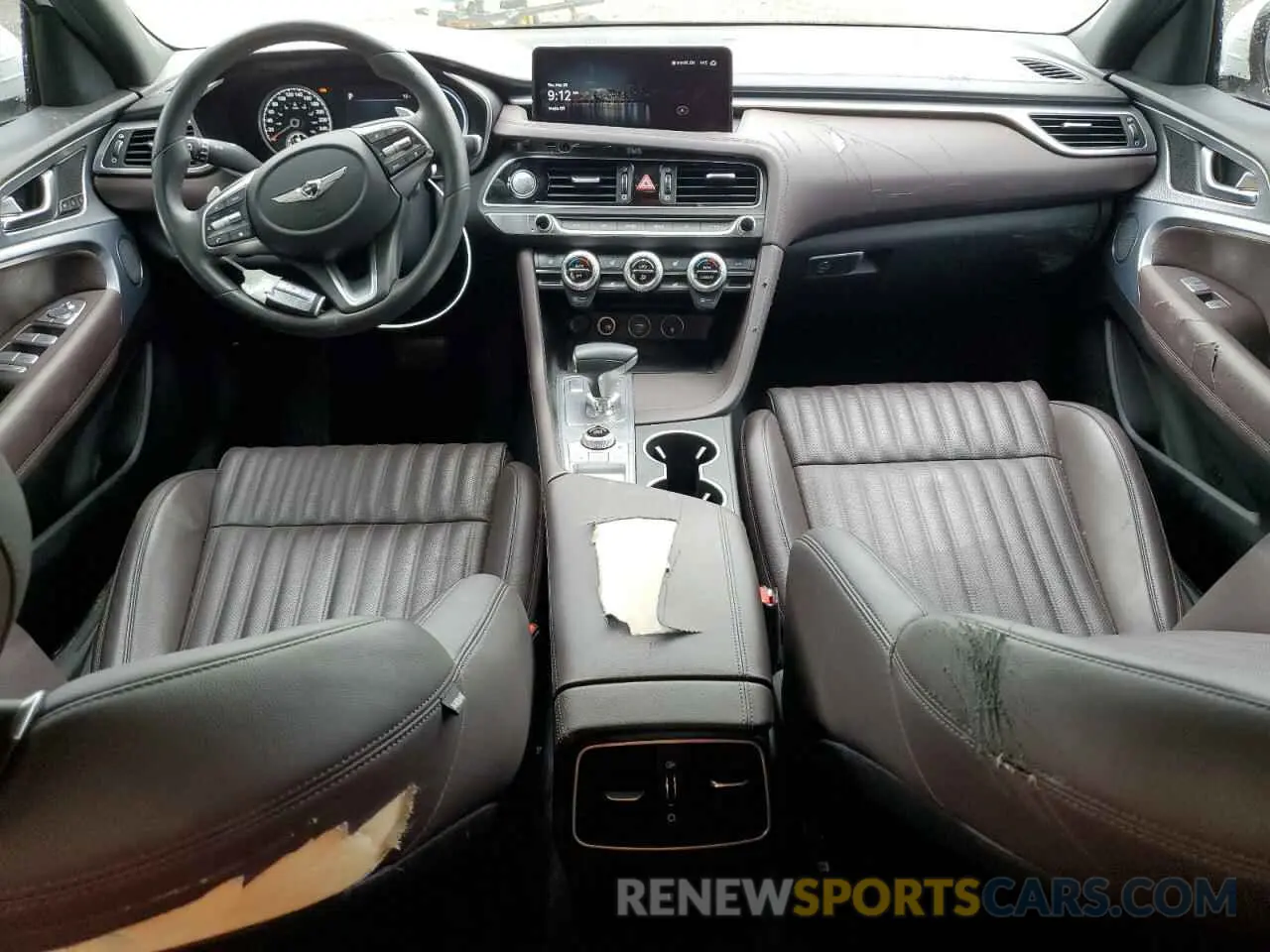 8 Фотография поврежденного автомобиля KMTG34TA8PU124927 GENESIS G70 BASE 2023