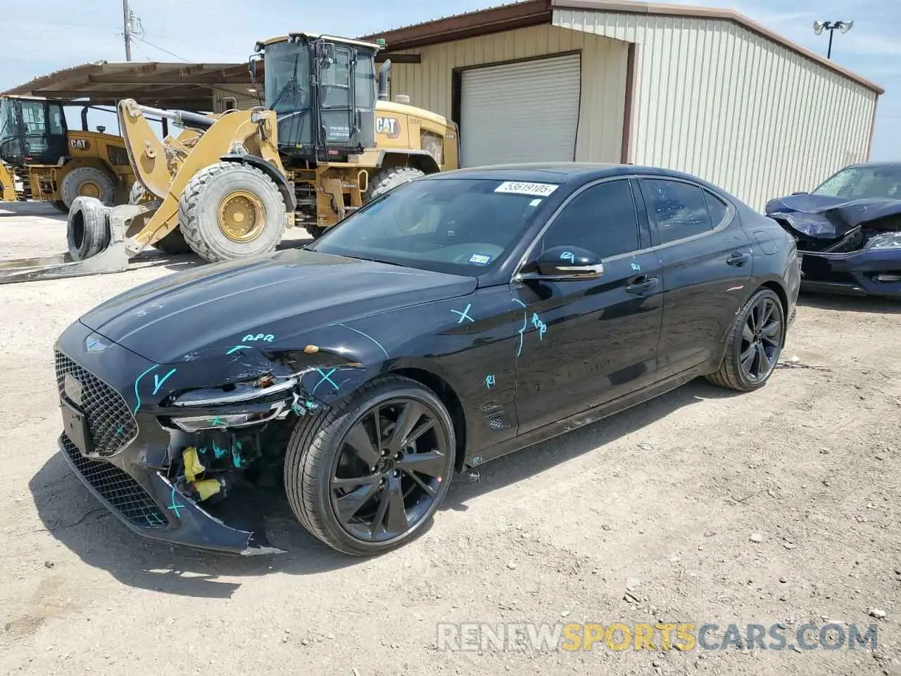 1 Фотография поврежденного автомобиля KMTG34TA8PU126872 GENESIS G70 BASE 2023