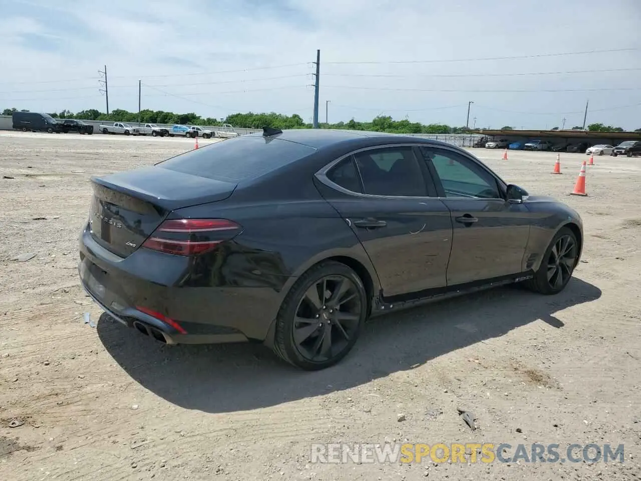 3 Фотография поврежденного автомобиля KMTG34TA8PU126872 GENESIS G70 BASE 2023