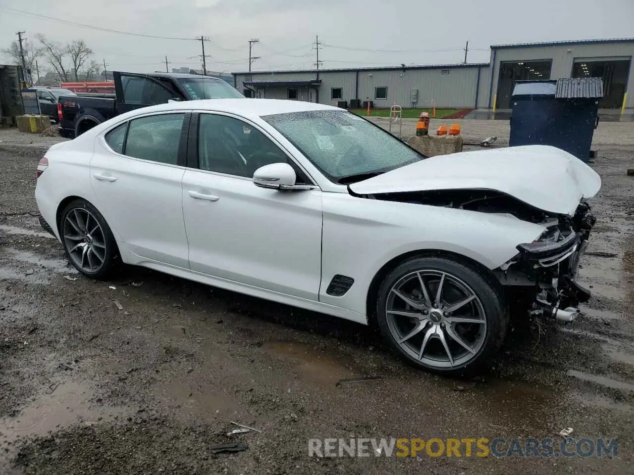 4 Photograph of a damaged car KMTG34TA9PU123771 GENESIS G70 BASE 2023