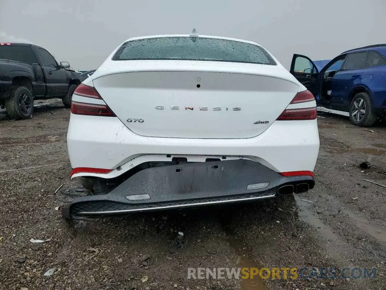 6 Photograph of a damaged car KMTG34TA9PU123771 GENESIS G70 BASE 2023