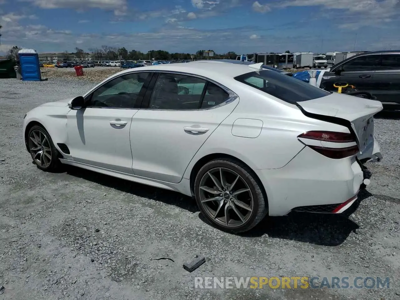2 Photograph of a damaged car KMTG34TA9PU131837 GENESIS G70 BASE 2023
