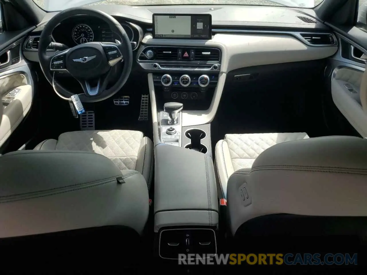 8 Photograph of a damaged car KMTG54TE1PU122398 GENESIS G70 BASE 2023