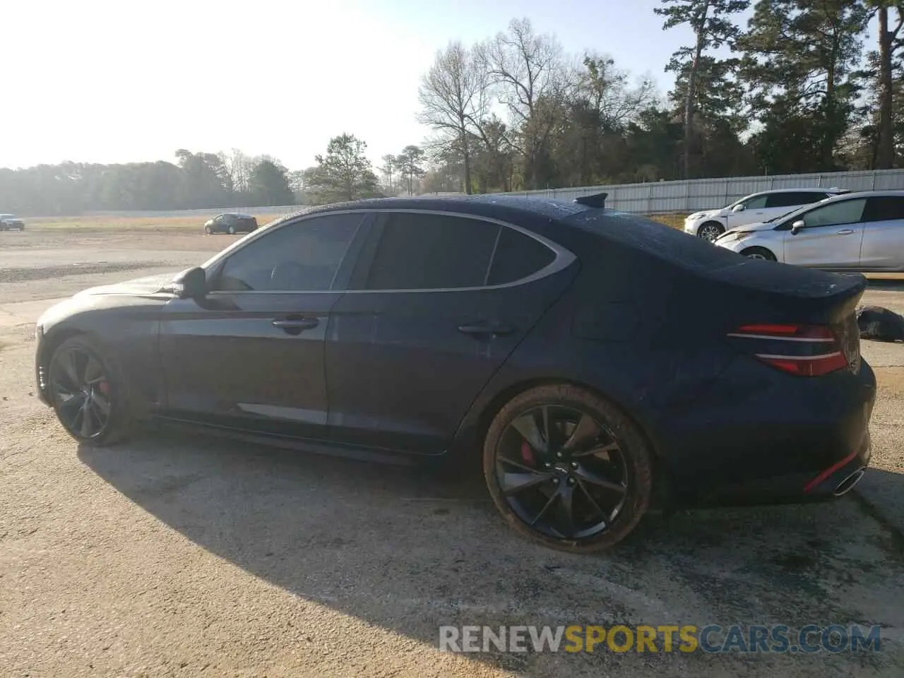 2 Photograph of a damaged car KMTG54TE1PU123941 GENESIS G70 BASE 2023