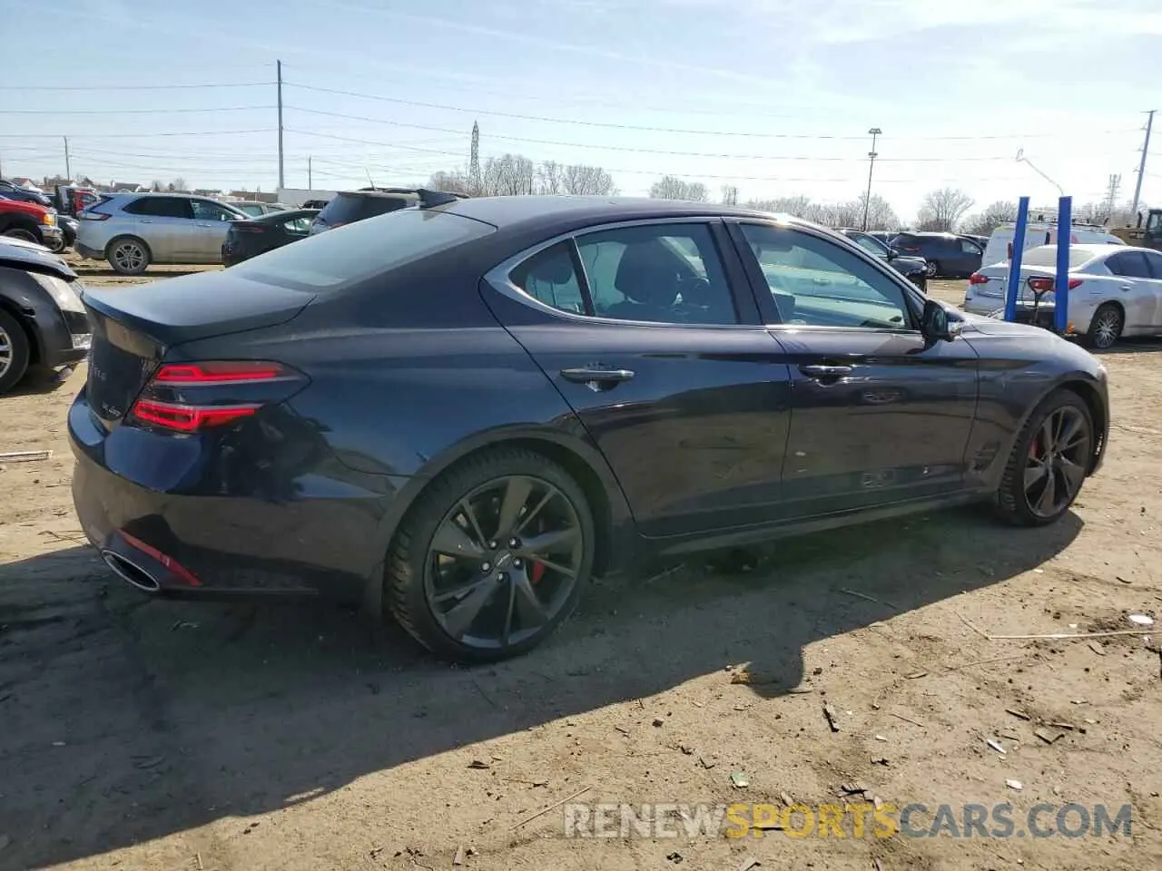 3 Photograph of a damaged car KMTG54TE1PU134177 GENESIS G70 BASE 2023