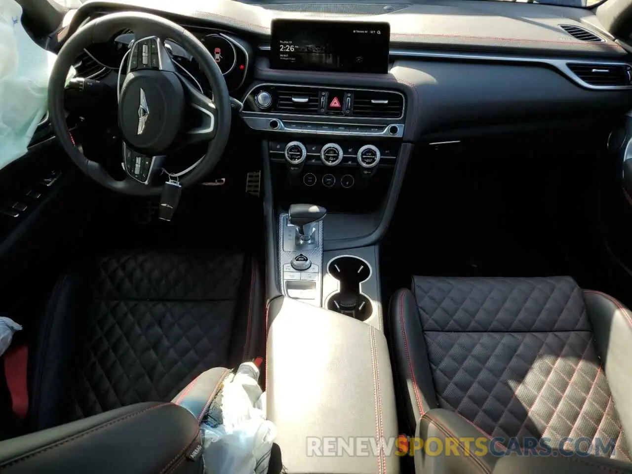 8 Photograph of a damaged car KMTG54TE1PU134177 GENESIS G70 BASE 2023