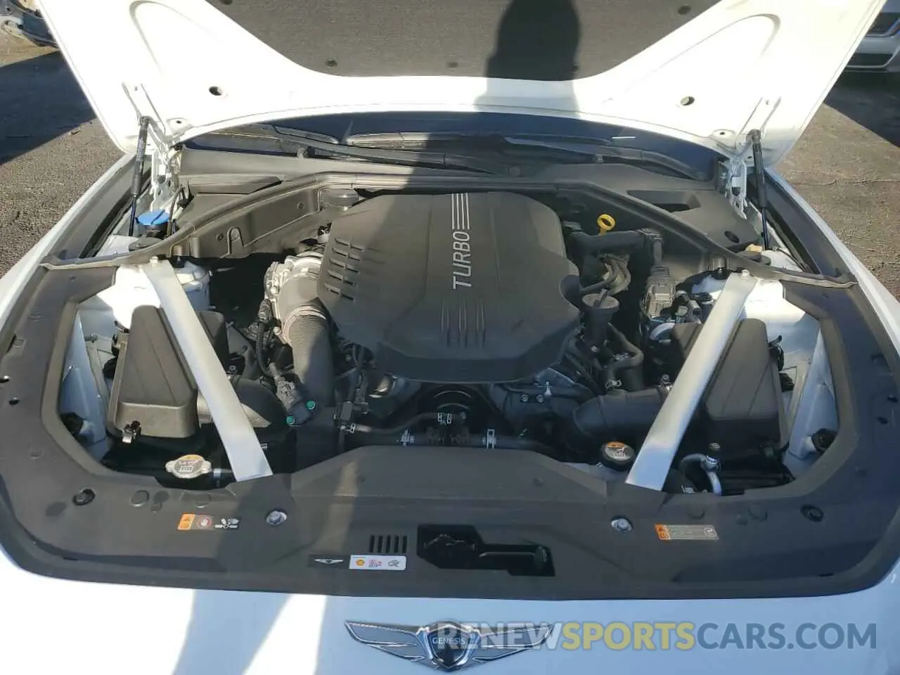 11 Фотография поврежденного автомобиля KMTG54TE5PU128933 GENESIS G70 BASE 2023