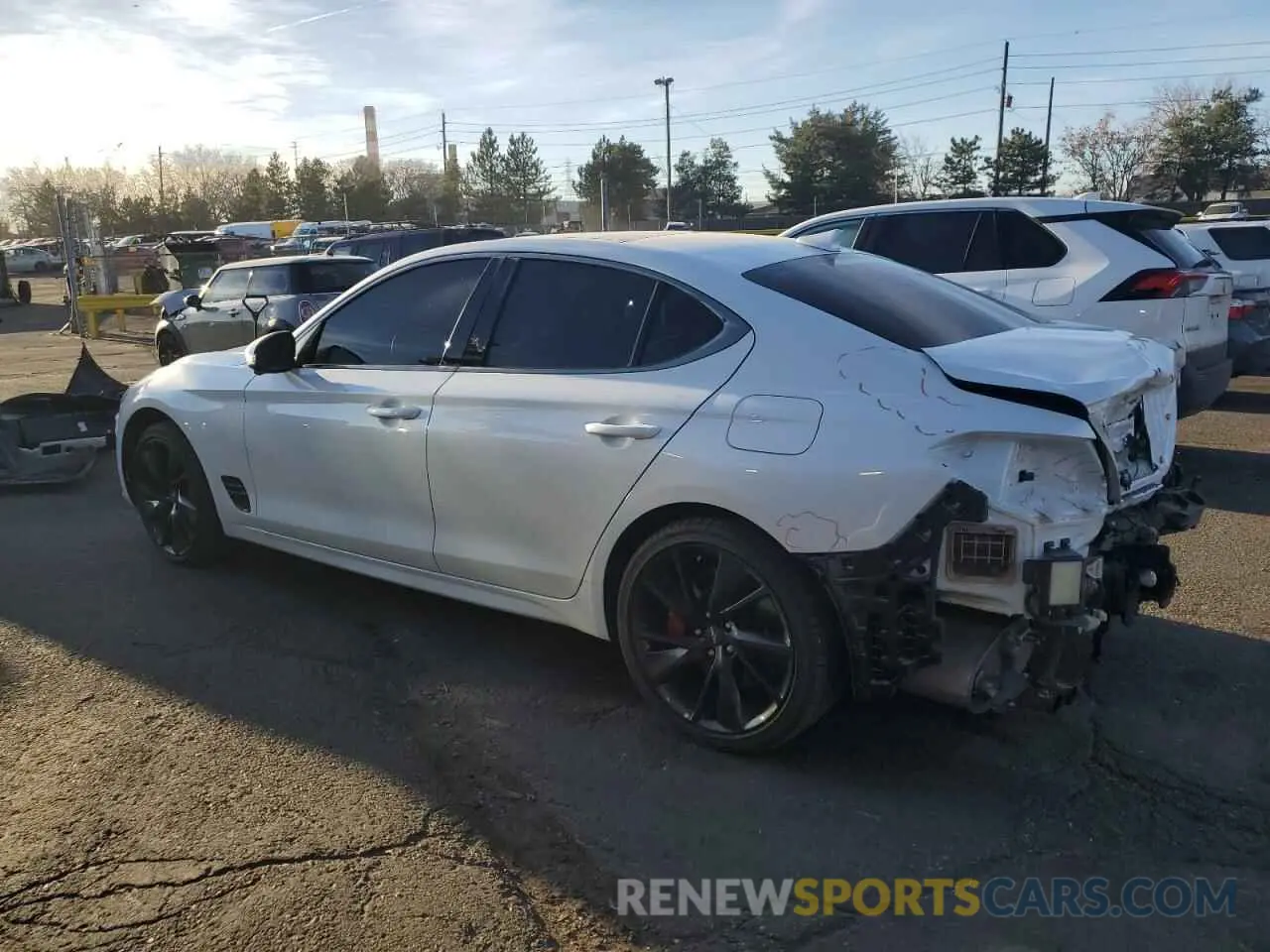 2 Фотография поврежденного автомобиля KMTG54TE5PU128933 GENESIS G70 BASE 2023