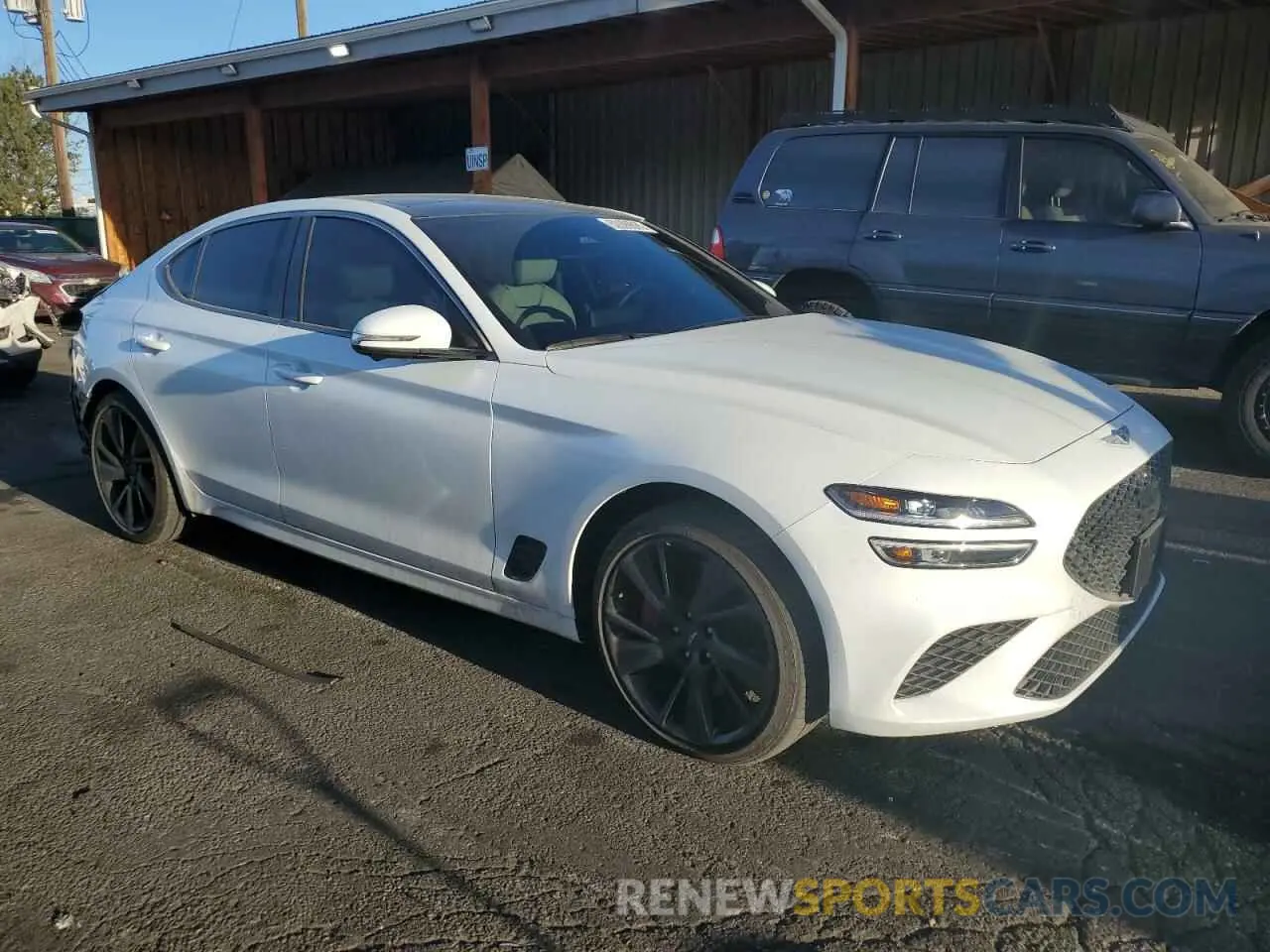 4 Фотография поврежденного автомобиля KMTG54TE5PU128933 GENESIS G70 BASE 2023
