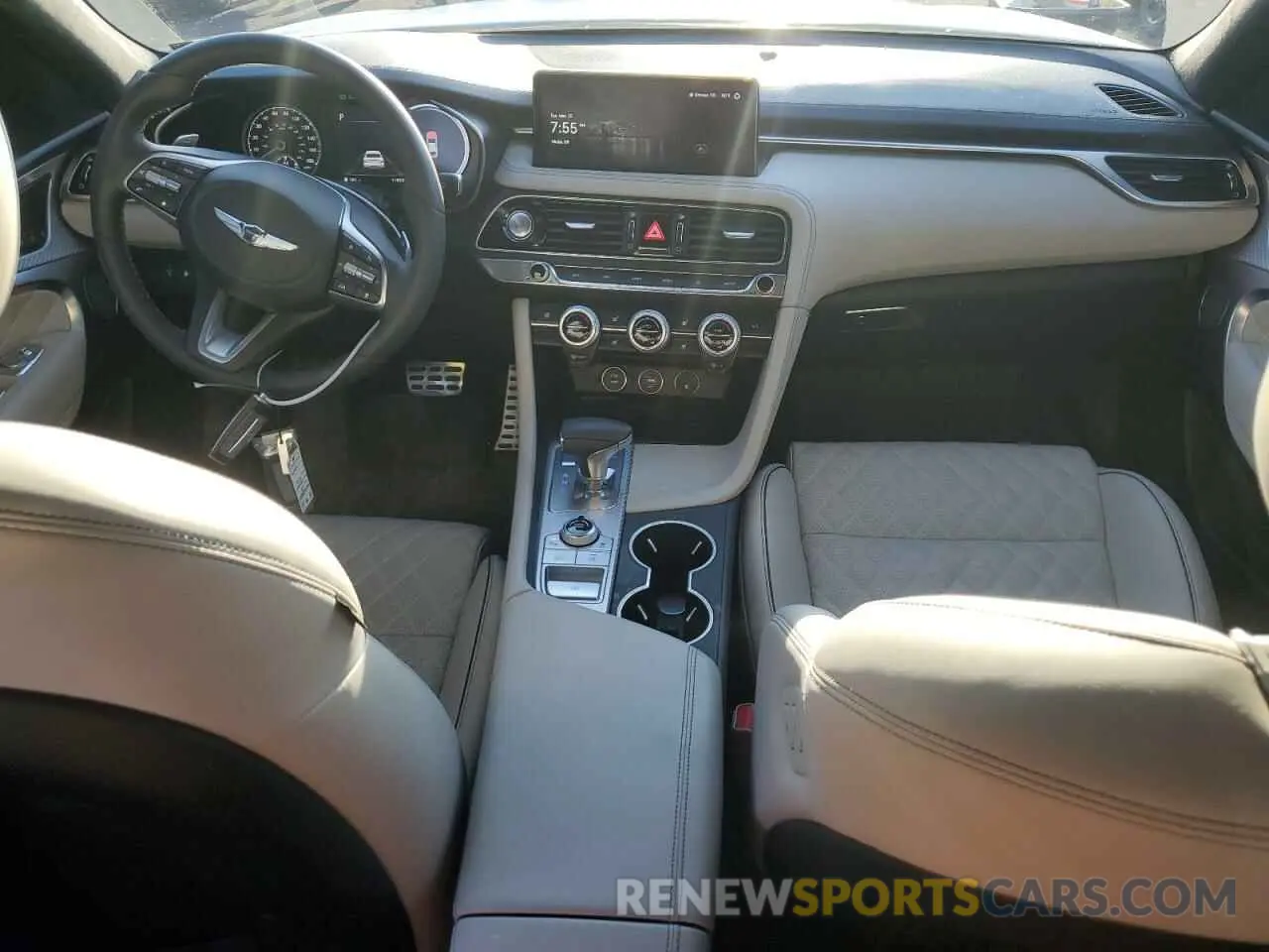 8 Фотография поврежденного автомобиля KMTG54TE5PU128933 GENESIS G70 BASE 2023
