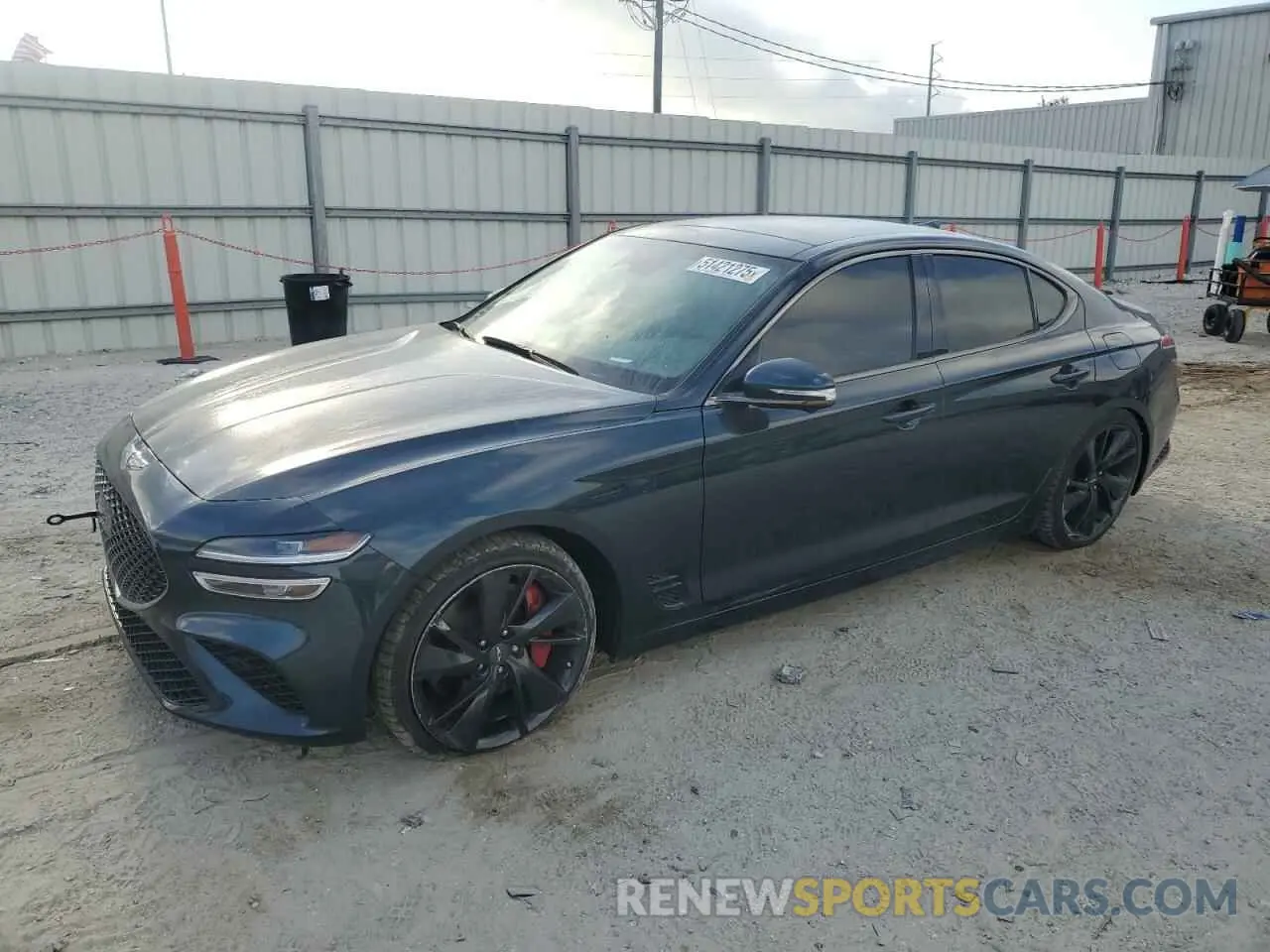 1 Фотография поврежденного автомобиля KMTG54TE8PU121765 GENESIS G70 BASE 2023