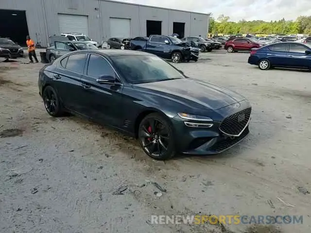 10 Фотография поврежденного автомобиля KMTG54TE8PU121765 GENESIS G70 BASE 2023