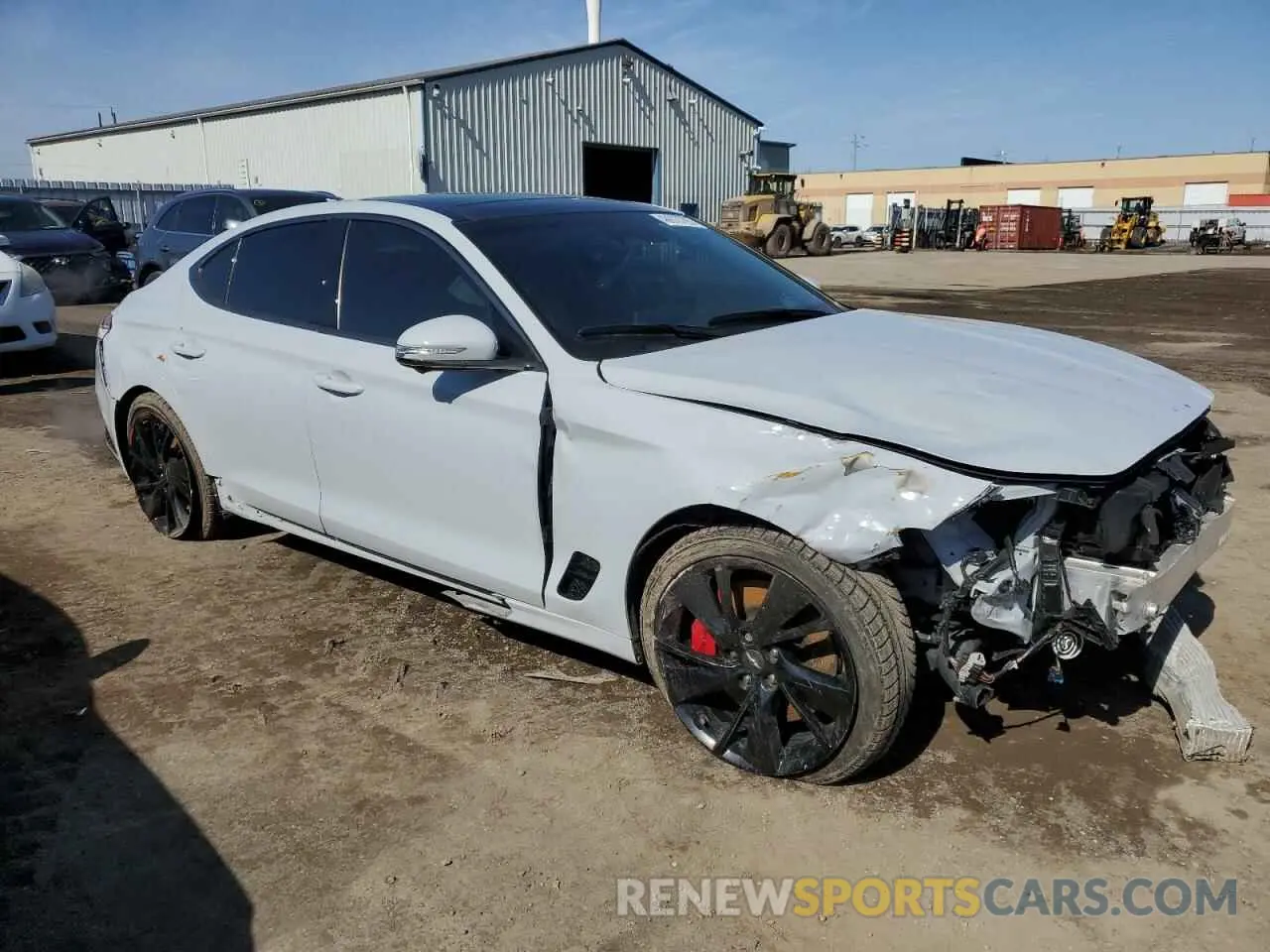 4 Photograph of a damaged car KMTG54TE9PU110080 GENESIS G70 BASE 2023