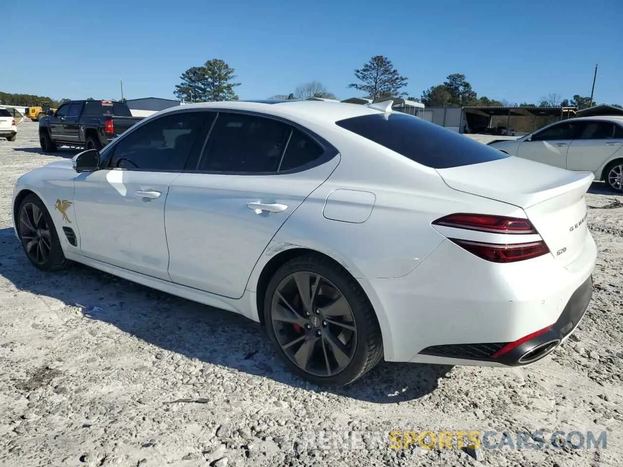 2 Photograph of a damaged car KMTG54TEXPU125509 GENESIS G70 BASE 2023