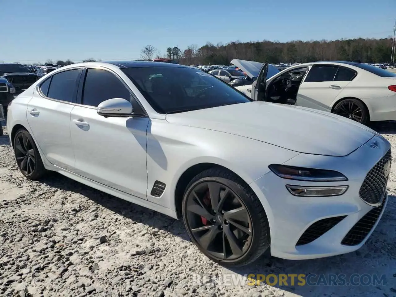 4 Photograph of a damaged car KMTG54TEXPU125509 GENESIS G70 BASE 2023