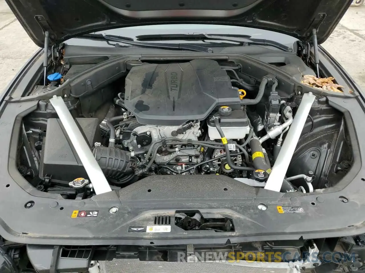 11 Фотография поврежденного автомобиля KMTG34SC0RU136639 GENESIS G70 BASE 2024