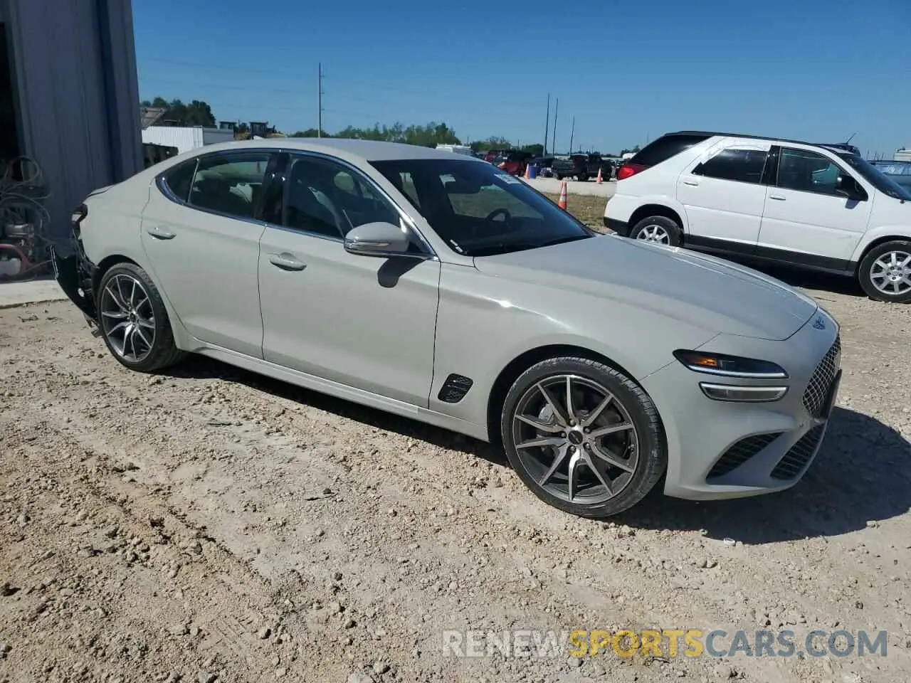 4 Фотография поврежденного автомобиля KMTG34SC5RU142873 GENESIS G70 BASE 2024