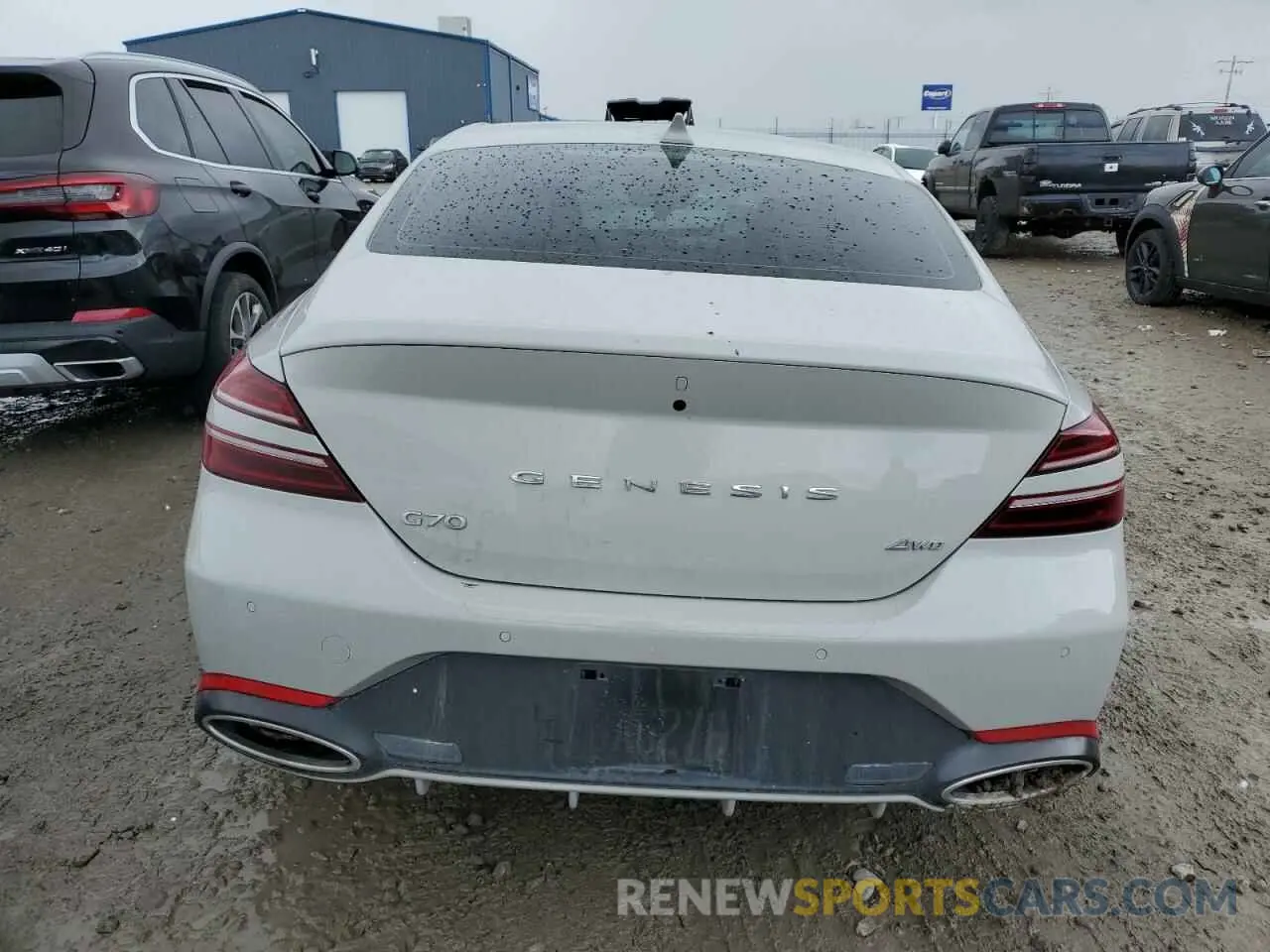 6 Фотография поврежденного автомобиля KMTG34SC6RU136838 GENESIS G70 BASE 2024