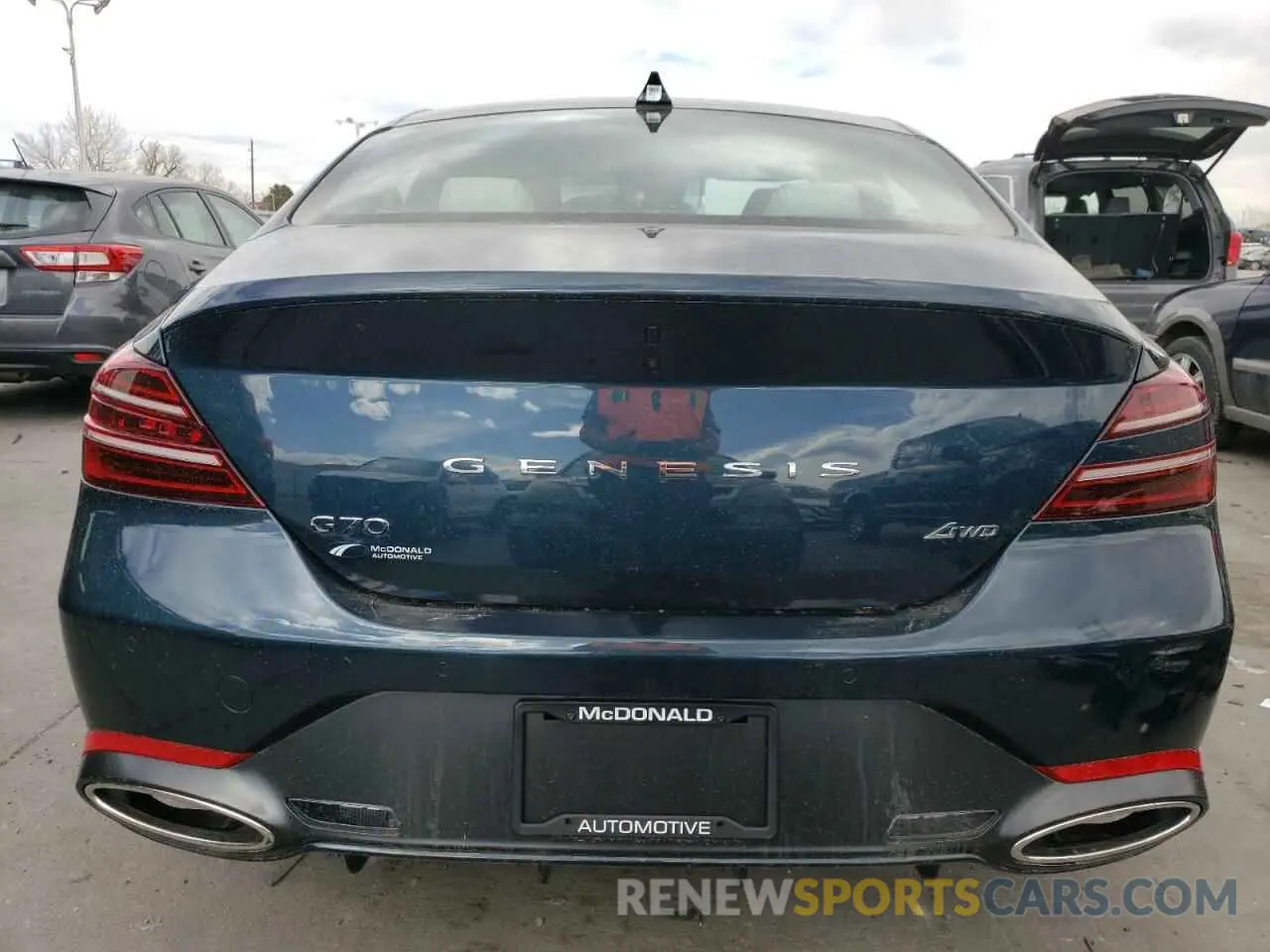 6 Фотография поврежденного автомобиля KMTG34SC7RU140896 GENESIS G70 BASE 2024