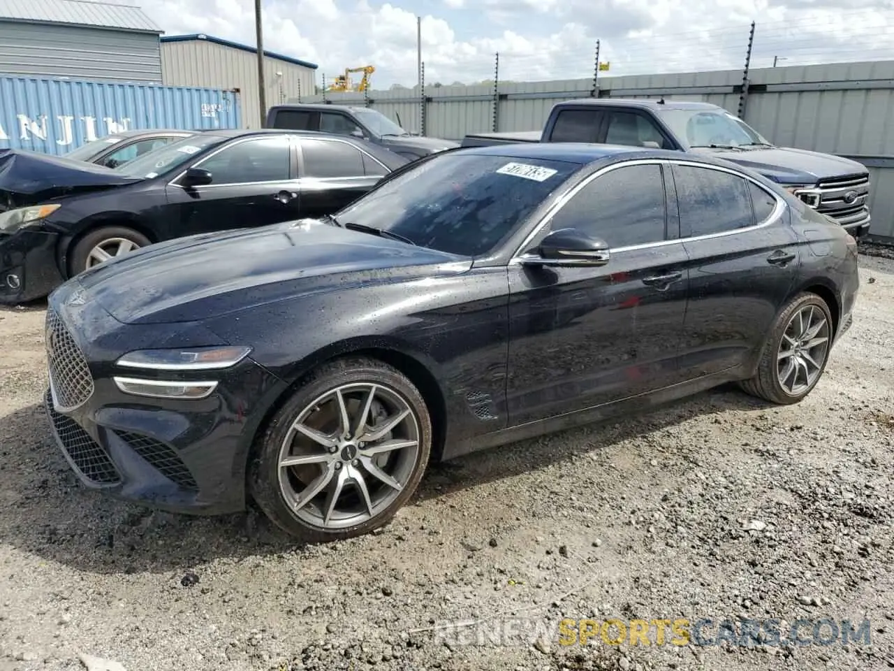 1 Photograph of a damaged car KMTG34SCXRU139029 GENESIS G70 BASE 2024