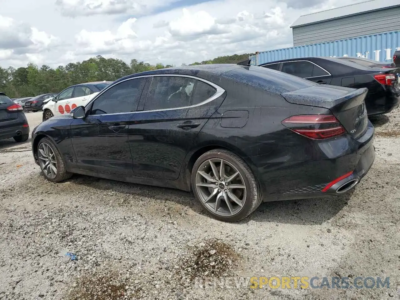 2 Photograph of a damaged car KMTG34SCXRU139029 GENESIS G70 BASE 2024
