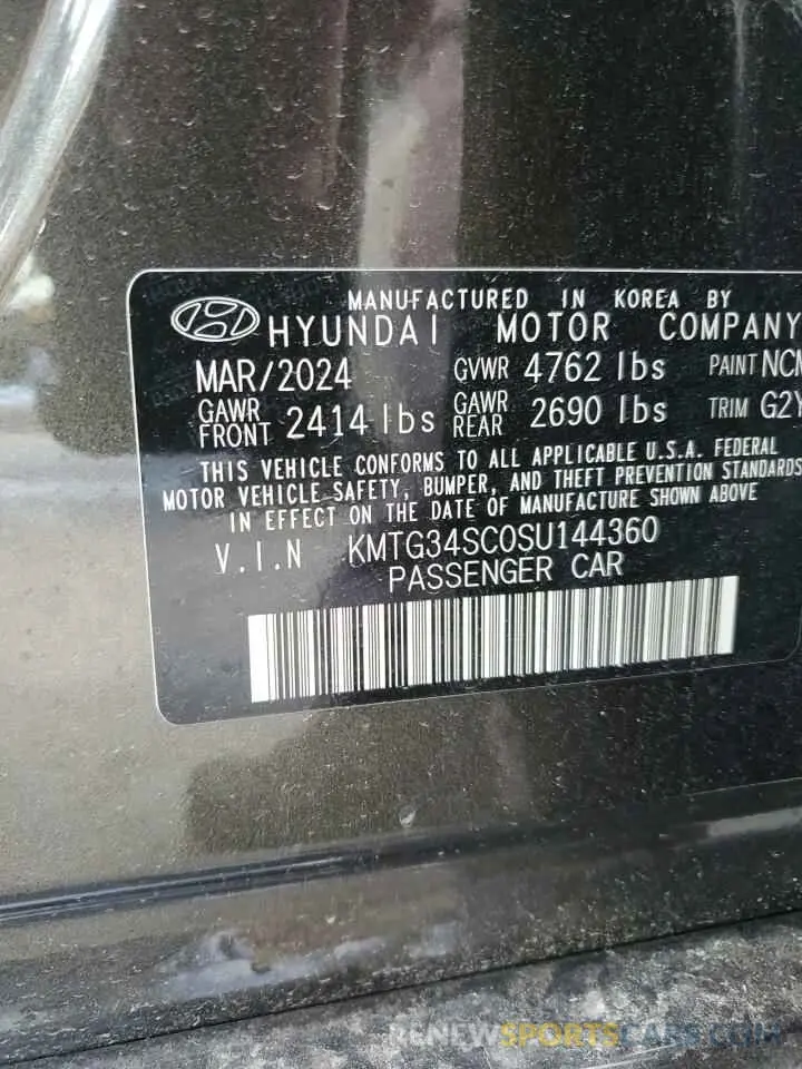 14 Фотография поврежденного автомобиля KMTG34SC0SU144360 GENESIS G70 BASE 2025