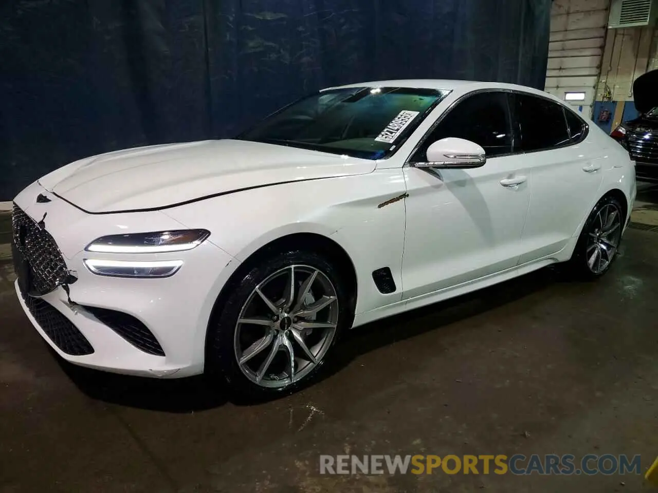 1 Photograph of a damaged car KMTG34SC1SU149793 GENESIS G70 BASE 2025
