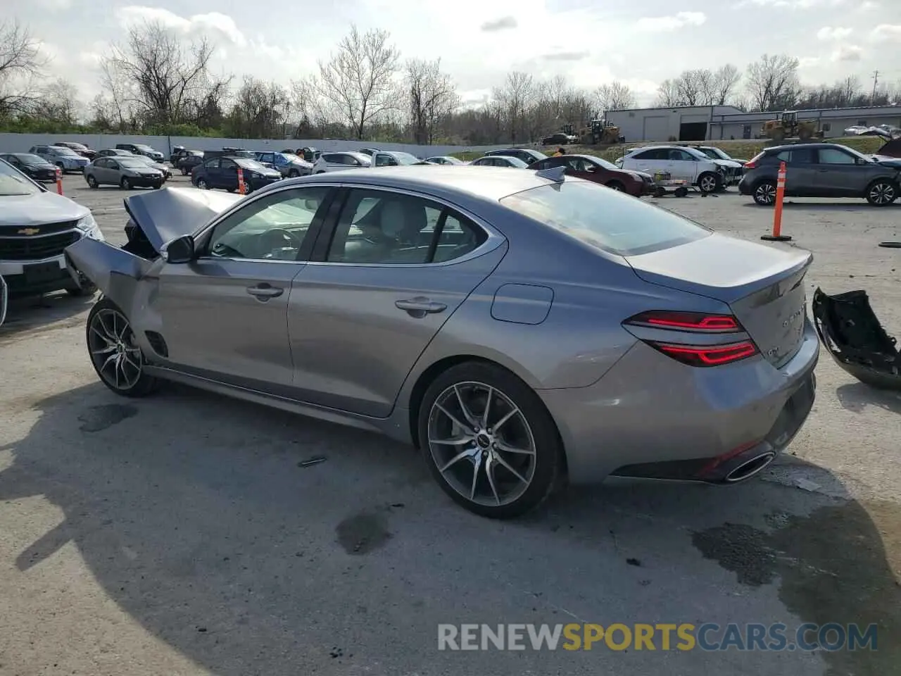 2 Фотография поврежденного автомобиля KMTG34SC1SU153729 GENESIS G70 BASE 2025