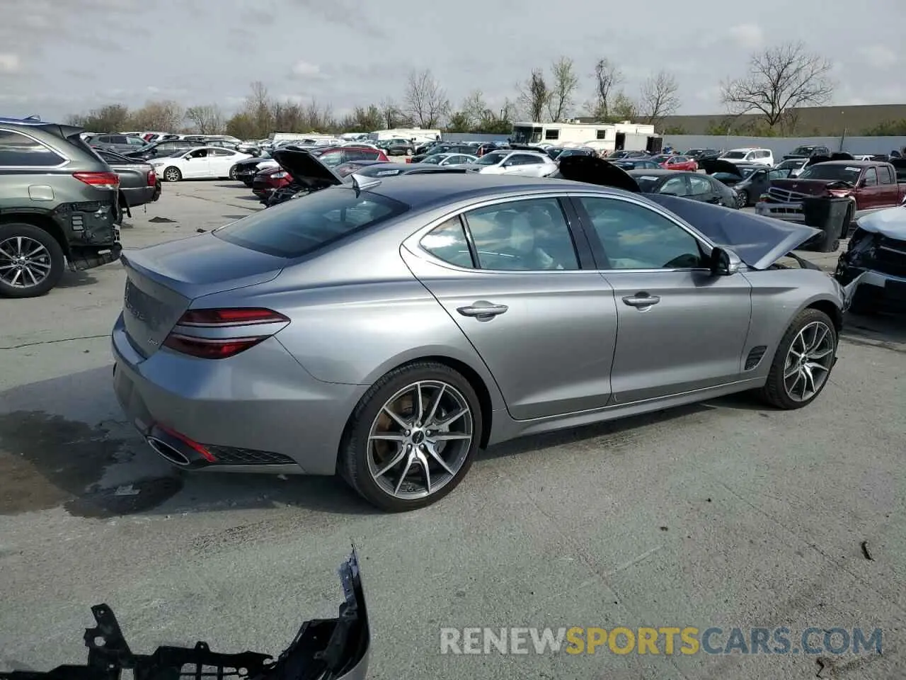 3 Фотография поврежденного автомобиля KMTG34SC1SU153729 GENESIS G70 BASE 2025