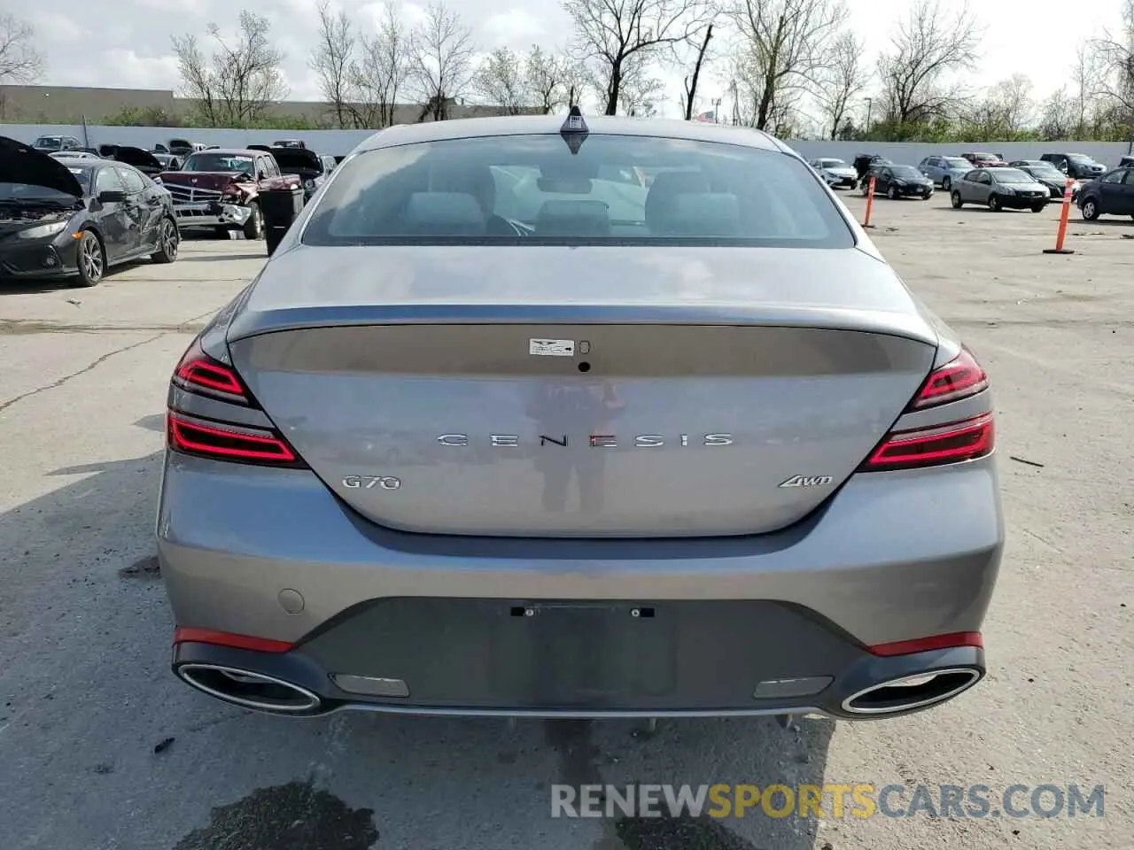 6 Фотография поврежденного автомобиля KMTG34SC1SU153729 GENESIS G70 BASE 2025