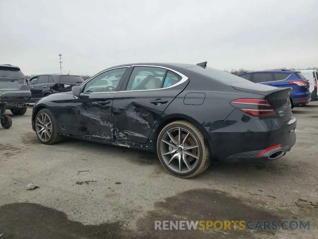 2 Photograph of a damaged car KMTG34SC2SU147650 GENESIS G70 BASE 2025