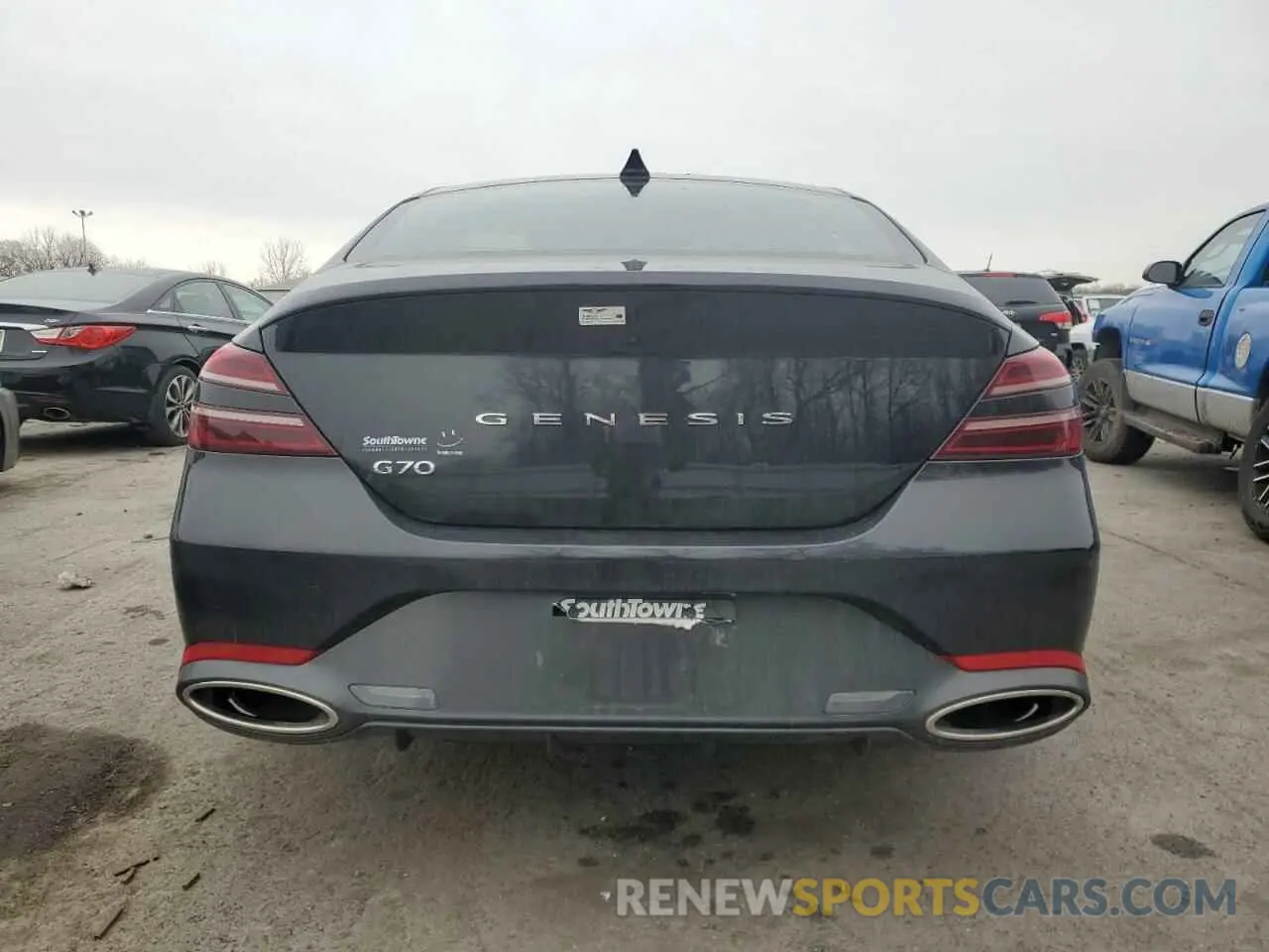 6 Photograph of a damaged car KMTG34SC2SU147650 GENESIS G70 BASE 2025