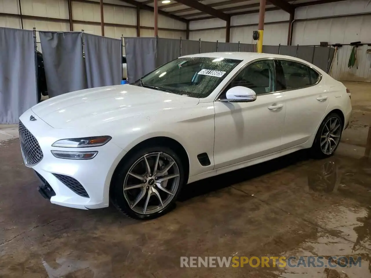 1 Photograph of a damaged car KMTG34SC3SU151206 GENESIS G70 BASE 2025