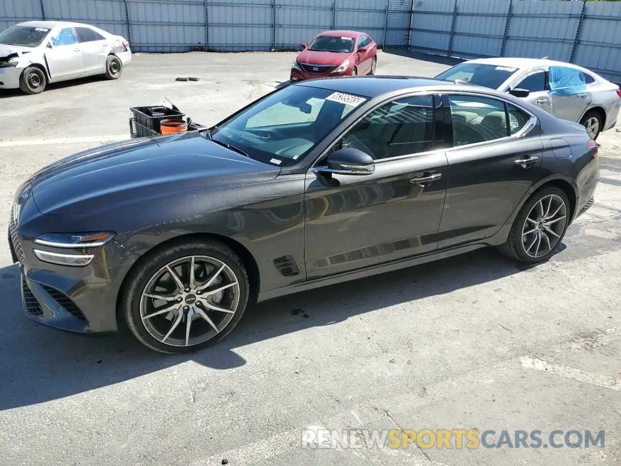 1 Photograph of a damaged car KMTG34SC4SU154731 GENESIS G70 BASE 2025