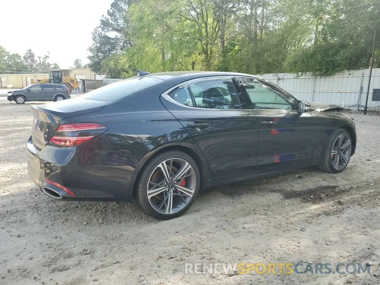 3 Photograph of a damaged car KMTG34SC5SU146346 GENESIS G70 BASE 2025