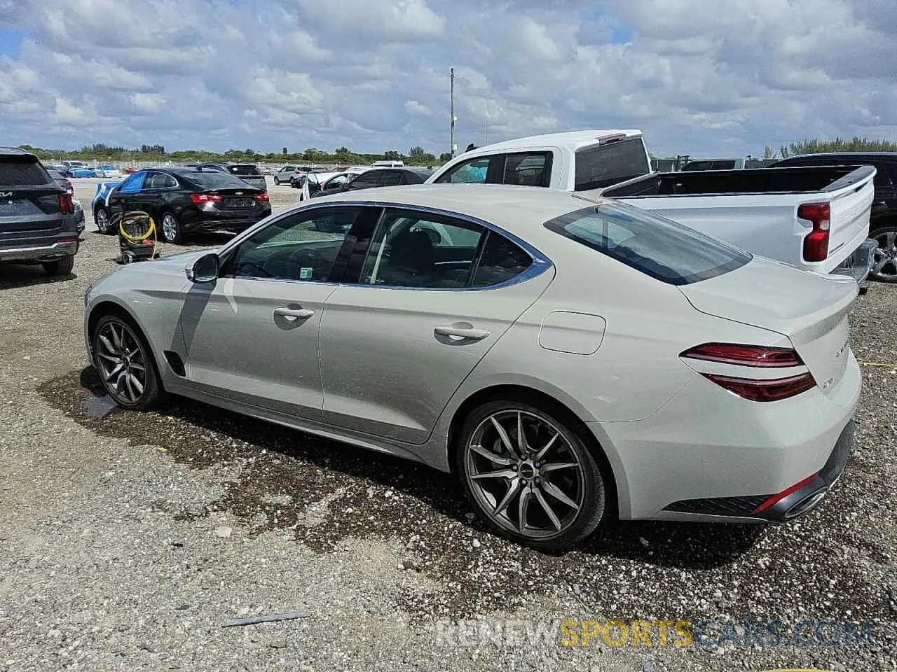 2 Photograph of a damaged car KMTG34SC6SU152947 GENESIS G70 BASE 2025