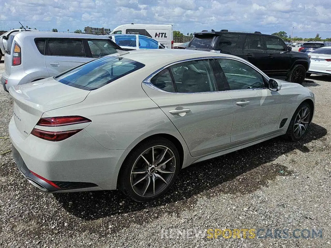 3 Photograph of a damaged car KMTG34SC6SU152947 GENESIS G70 BASE 2025