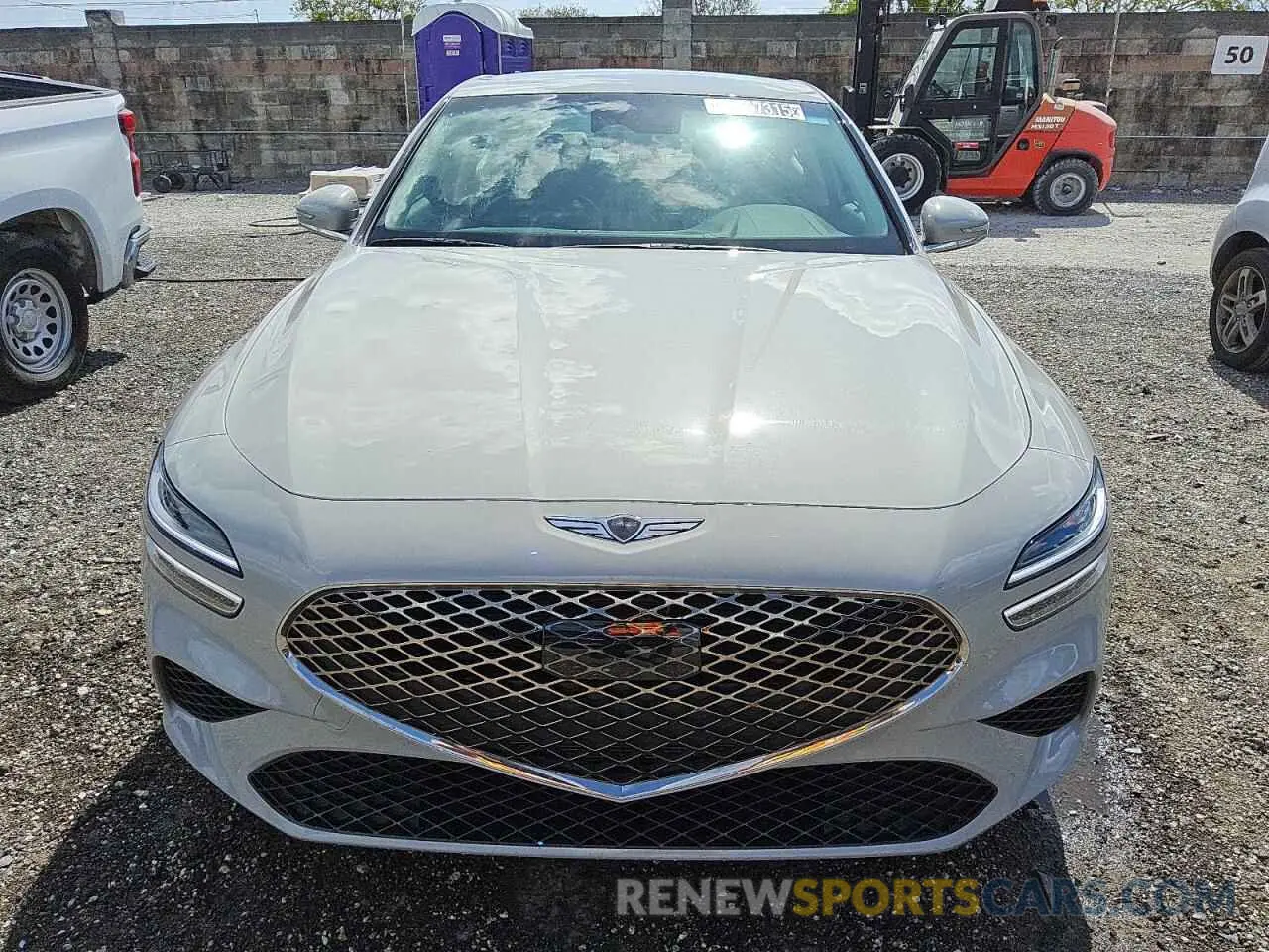 5 Photograph of a damaged car KMTG34SC6SU152947 GENESIS G70 BASE 2025