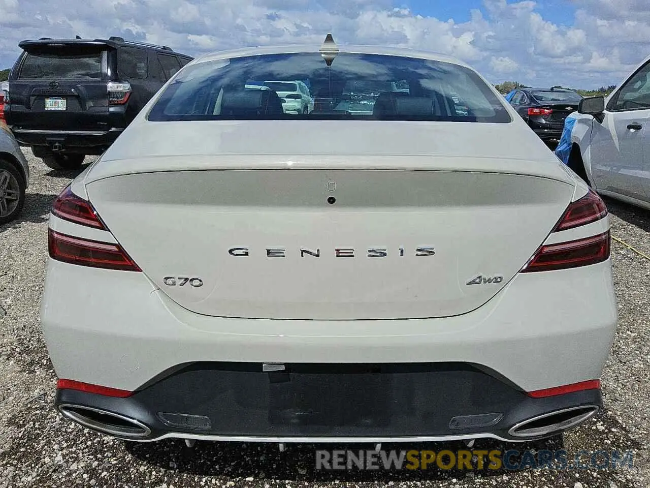 6 Photograph of a damaged car KMTG34SC6SU152947 GENESIS G70 BASE 2025